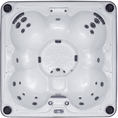 A regal white hot tub is shown in the image